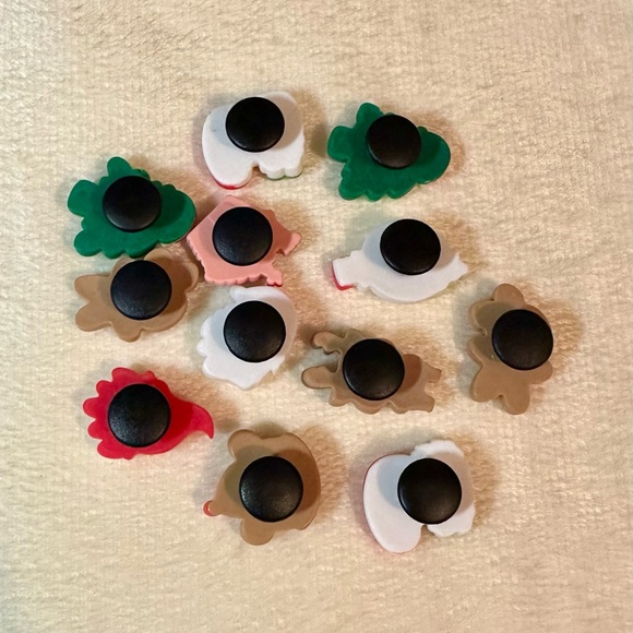 Christmas Shoes Charms For Crocs Clogs Sandals Decorations Accessories 12pc Girl - Picture 7 of 9